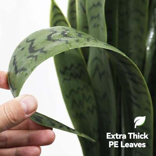 Solution4Patio 3ft Artificial Snake Plant for Home Office Decor