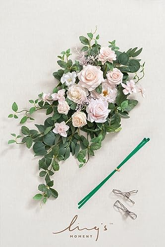 Lings Moment Artificial Flower Swag Wedding Welcome Sign