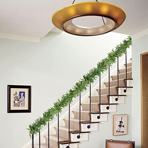UArtlines 2Pcs Artificial Olive Leaf Vine Garland with Fake Fruits
