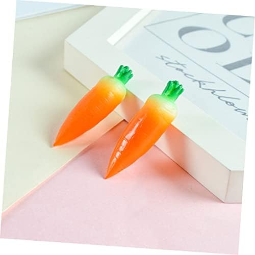 DECHOUS 4sets Artificial Carrots Easter Decor Props