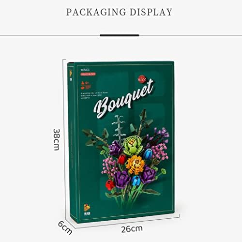 Home Decor Artificial Flowers Bouquet Building Set