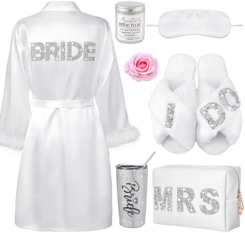 Croloose 9 Pcs Rhinestone Bridal Shower Gift Set