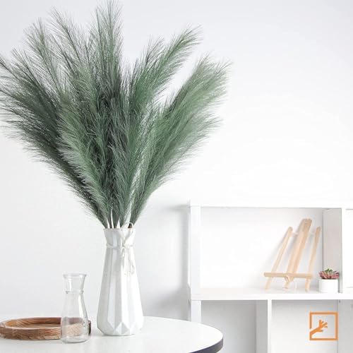 ZIFTY 7-Pcs Faux Pampas Grass Artificial Flower Decor Set