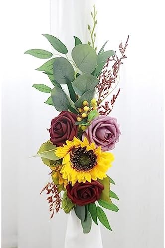 Emivery Sunflower Arch Flowers Pack of 2 Wedding Decor