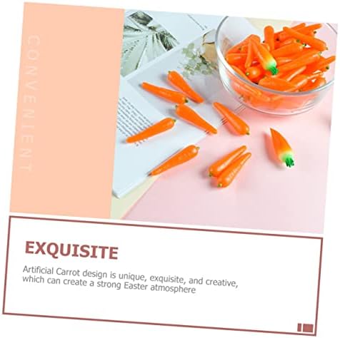 DECHOUS 4sets Artificial Carrots Easter Decor Props