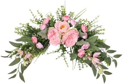 Predolo Wedding Arch Artificial Peony Flower Swag Pink