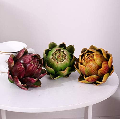 3PCS Artichoke Artificial Flower Fake Vegetables 43x39 Inch