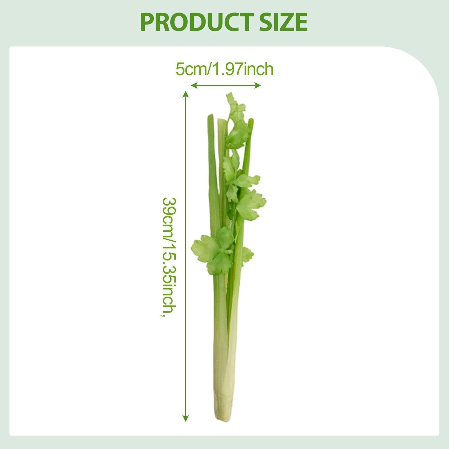 Artificial Celery Fake Veggie Home Decor Model 39x5cm
