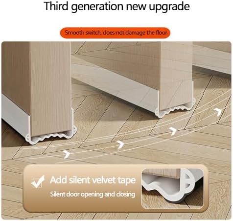 Door Draft Stopper 39 Inch Adjustable Heavy Duty Weather Stripping Seal