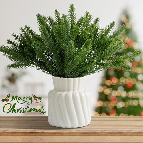 Alpurple 45 Packs Artificial Pine Garland - 102 x 25 Inch