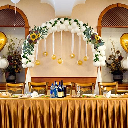 AMLESO Artificial Wedding Arch Flowers Kit 2pcs