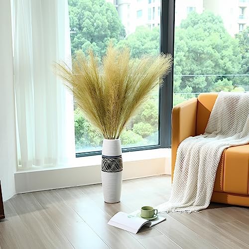 Gold Pampas Grass Decor Set of 8 45 Inch