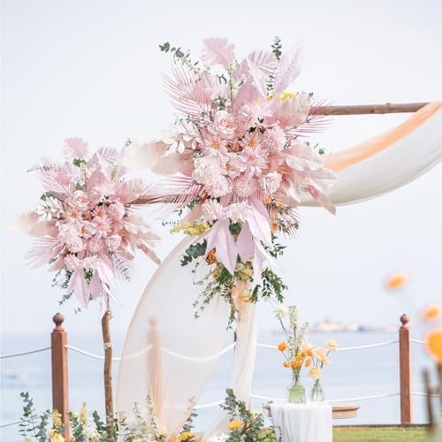 Marooma Artificial Wedding Arch Flowers 374 Inch