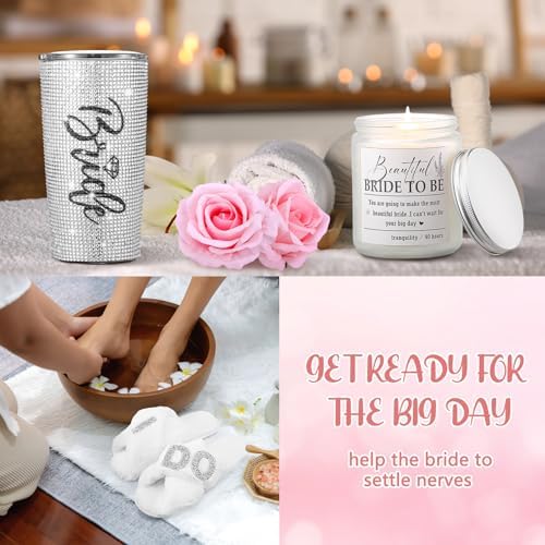 Croloose 9 Pcs Rhinestone Bridal Shower Gift Set