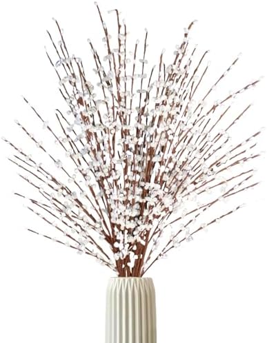 DoubleWood 10 Pcs 295 Inch Artificial Winter Jasmine Flowers