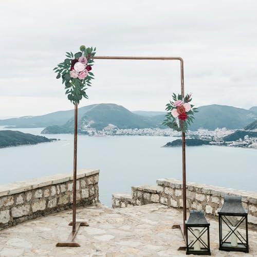 Elegant Artificial Flower Swag Wedding Welcome Sign Decor