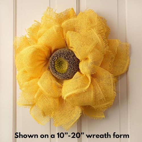 Craig Bachman Artificial Sunflower Set - 7 Yellow Black Flowers