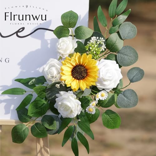 Artificial Sunflower Decorations Pack of 2 for Wedding