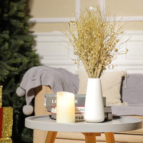 Yunlly 24 Pcs Glitter Christmas Tree Filler Decorations 1