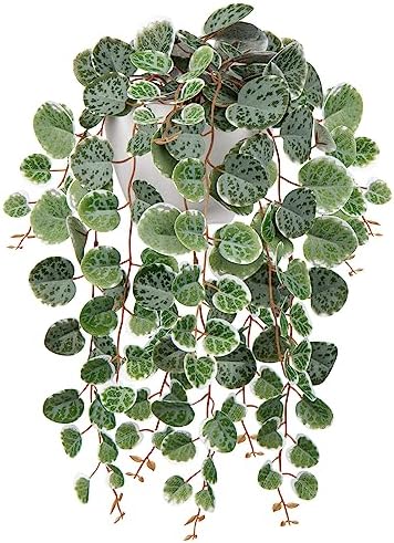 Briful Faux String of Hearts Plant 17 Inch Hanging Decor