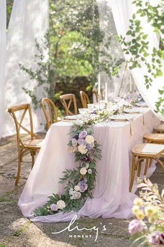 Lings Moment 6FT Eucalyptus Rose Garland