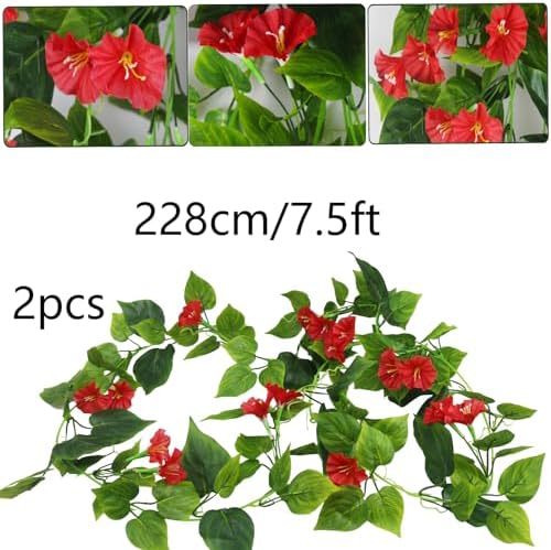 CISDUEO 2 Pcs Artificial Vines for Outdoor Decor