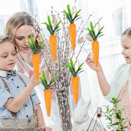 Wehhbtye 5 Inch Realistic Carrot Decorations - 30PCS