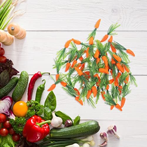 MAGICLULU Artificial Carrot Ornaments 180pcs