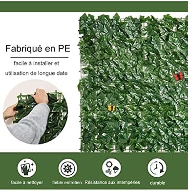 Artificial Ivy Privacy Fence Screen 15x25m