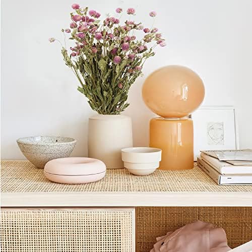 CISDUEO Dried Pink Globe Amaranth Flowers Bouquet