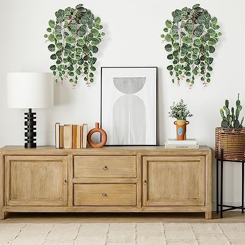 Briful Faux String of Hearts Plant 17 Inch Hanging Decor