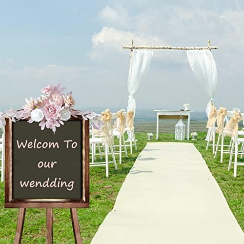 Orange Wedding Rose Artificial Flower Swag for Wedding Arch and Welcome Sign