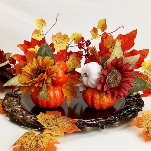 6 Pcs Fall Decorations Centerpieces for Thanksgiving