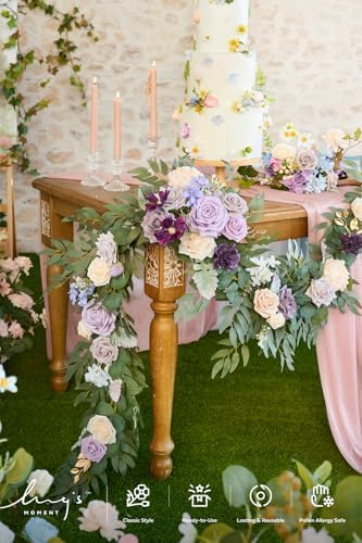 Lings Moment 6FT Eucalyptus Rose Garland