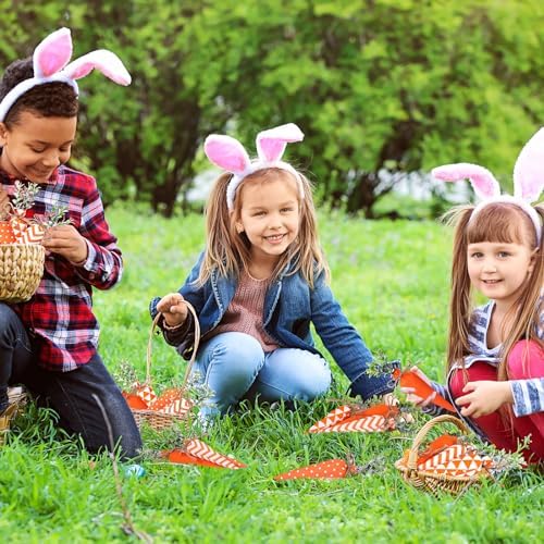 Skylety 8 Pcs Bright Easter Carrot Decorations