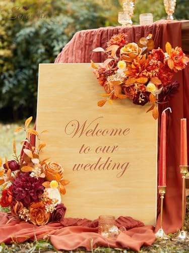 Serwalin Artificial Flowers for Wedding and Home Decor