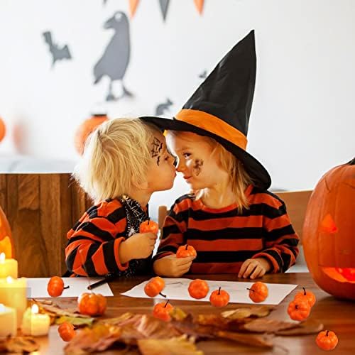 20Pcs Mini Artificial Pumpkins Realistic Fall Decorations