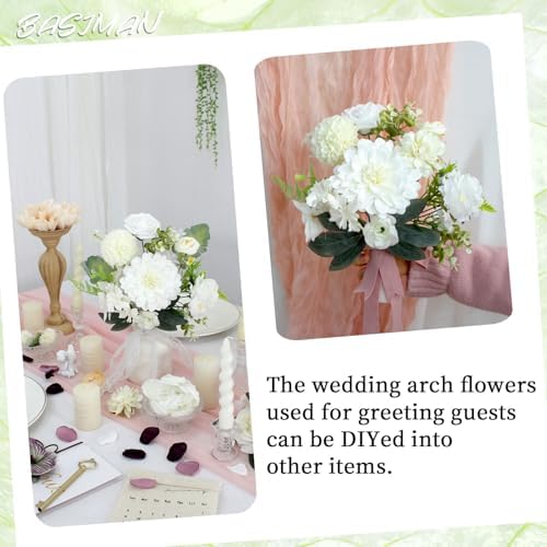 2pcs Wedding Arch Flowers Welcome Sign Decorations