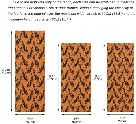Susiyo Many Bats Halloween Door Cover