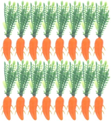 GLEAVI 180pcs Artificial Carrots for Decorations