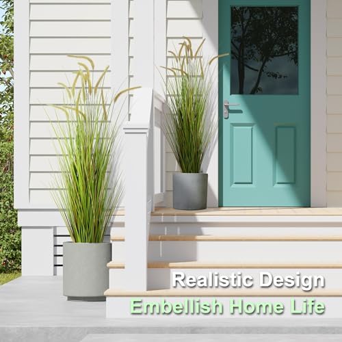 KOL 5ft Artificial Horsetail Reed Grass 2 Pack