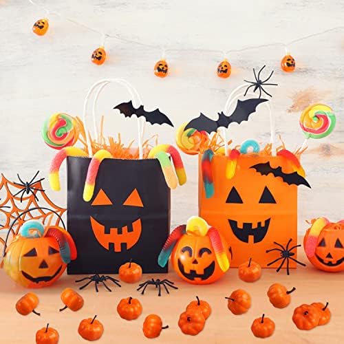 20Pcs Mini Artificial Pumpkins Realistic Fall Decorations