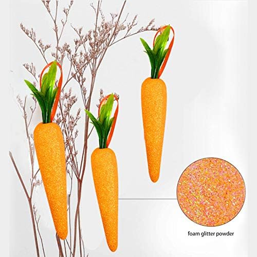 Wehhbtye 5 Inch Realistic Carrot Decorations - 30PCS