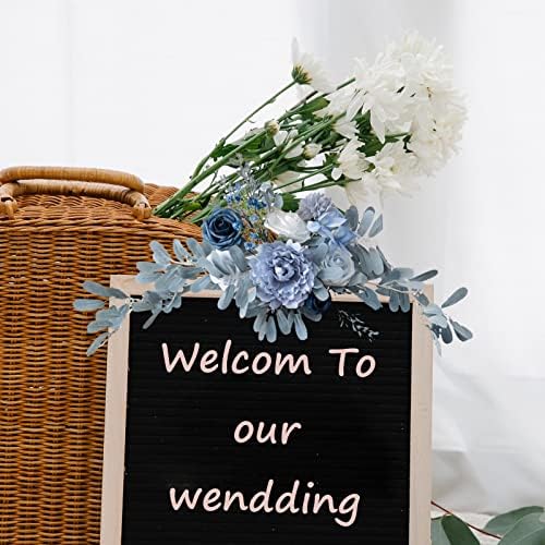 Orange Wedding Rose Artificial Flower Swag for Wedding Arch and Welcome Sign