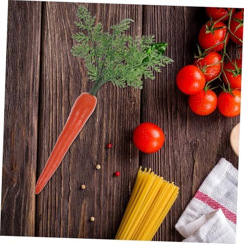 STOBAZA 2Pcs Lifelike Carrot Decoration Models