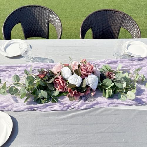 Handmade Wedding Arch Flowers with Silk Peonies and Greenery