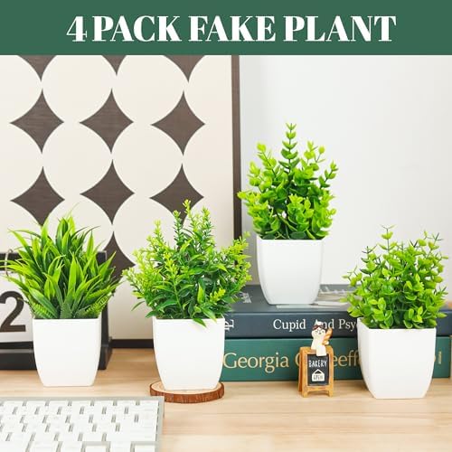 Der Rose 4 Pack Artificial Plants Indoor Decor