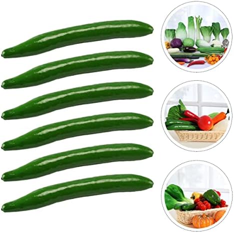 Toyvian Artificial Cucumber Foam Decor Model