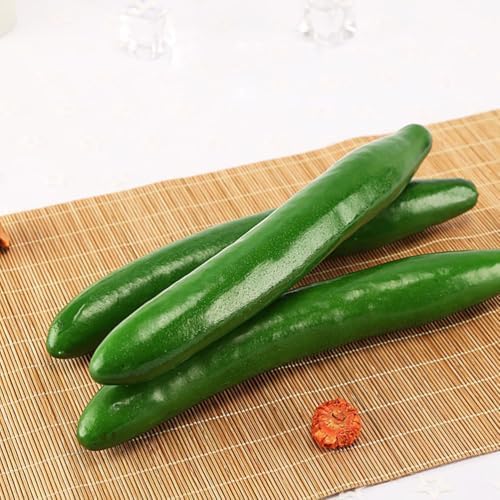 Toyvian Artificial Cucumber Foam Decor Model