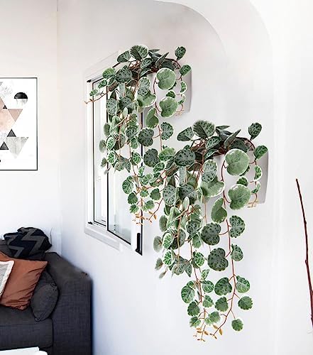 Briful Faux String of Hearts Plant 17 Inch Hanging Decor